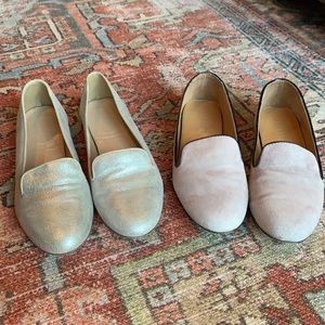 2 Pairs of J.Crew Loafers